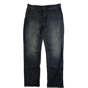 Levis 541 Athletic Taper Mens Jeans 38x34 Dark‎ Wash Indigo Denim 541-0635